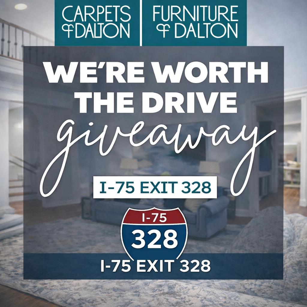 We're Worth the Drive Giveaway | Carpets of Dalton